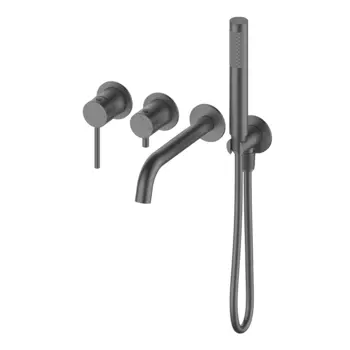 Смеситель для ванны и душа WONZON & WOGHAND STICK WW-889017-BGM темный графит