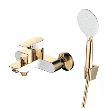 Смеситель для ванны Iddis Cloud CLOWG02i02 белый-золото