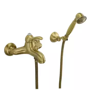 Смеситель для ванны или для душа Migliore Lem Swarovski 18874 бронза