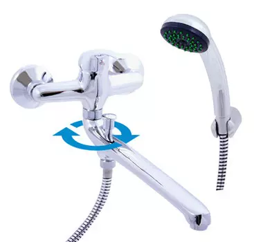 Смеситель для ванны Rav Slezak SA057.5/1 хром