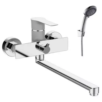 Смеситель для ванны Rossinka RS35 RS35-32PC матовый хром