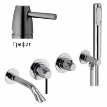 Смеситель для ванны Webert Wolo 850101.564