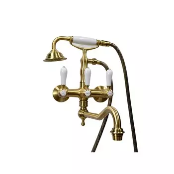 Смеситель для ванны Magliezza Bianco 50605-3-br бронза