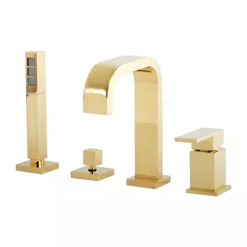 Смеситель для ванны Migliore Kvant Gold 25392 золото