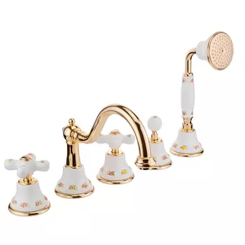 Смеситель для ванны Migliore Provance 19480 золото