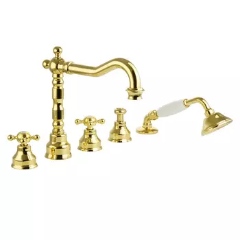 Смеситель для ванны Migliore Revival 19507 золото