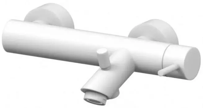 Смеситель для ванны Paffoni Light LIG022BO белый матовый