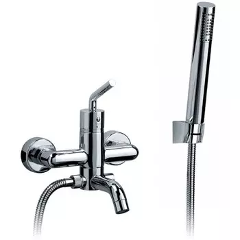 Смеситель для ванны Paini Pixel 81CR100NEWKM с душевой лейкой, хром