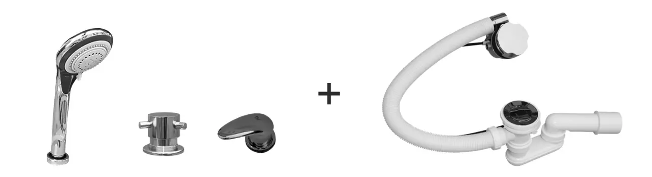 Смеситель для ванны Rav Slezak D464.5/NP1/570 хром