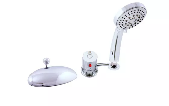 Смеситель для ванны Rav Slezak DT270.5S каскадный с термостатом, хром