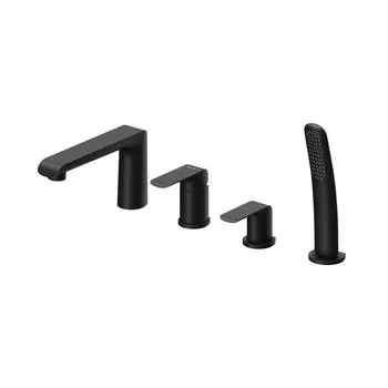 Смеситель для ванны Ravak Flat X070176 черный