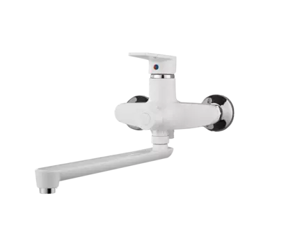 Смеситель для ванны РМС PL6-006E белый