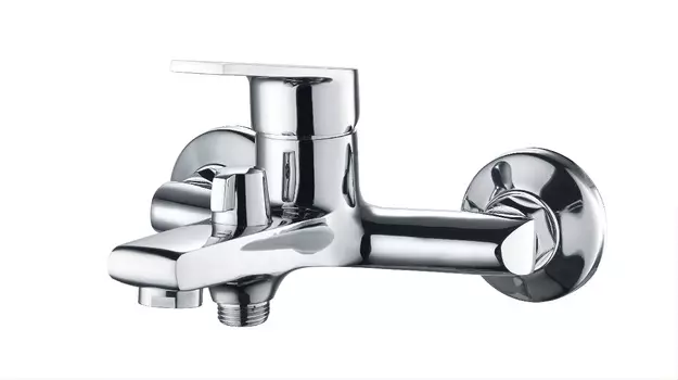 Смеситель для ванны РМС SL132-009E с душевой лейкой, хром