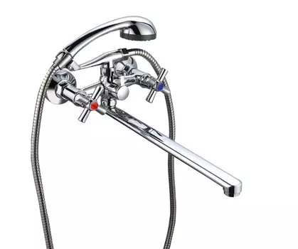 Смеситель для ванны РМС SL138-140P с душевой лейкой, хром