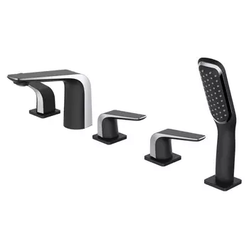 Смеситель для ванны Rose R1312H черный