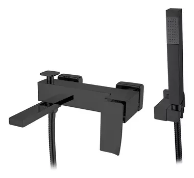 Смеситель для ванны с душем Boheme Q BlackBlack 143-BB.2 черный
