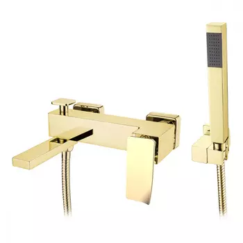 Смеситель для ванны с душем Boheme Q GoldGold 143-GG.2 золото