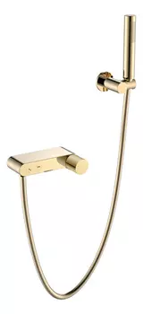 Смеситель для ванны с душем Boheme Stick 123-GG.2 золото, ручка touch gold