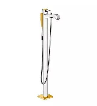 Смеситель для ванны с душем Hansgrohe Metropol 31445090 золото хром