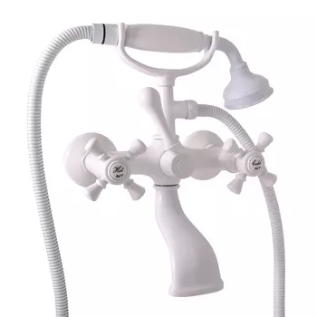 Смеситель для ванны с душем Rav Slezak Morava Retro MK359.5/2B белый