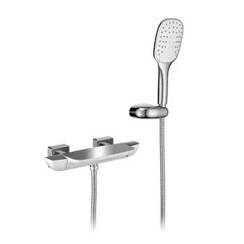 Смеситель для ванны с душем Timo Helmi 4024/00-16Y хром-белый глянцевый