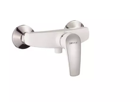 Смеситель для ванны Shevanik S5016F белый, хром