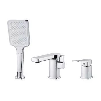 Смеситель для ванны Shevanik S9912 с душевой лейкой, хром