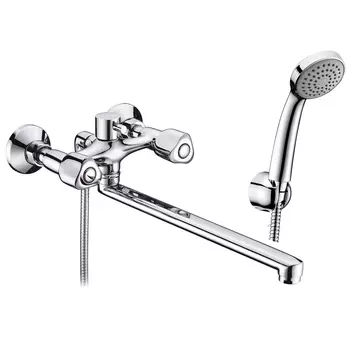 Смеситель для ванны Wasserkraft Amper 2902L с душевой лейкой, хром