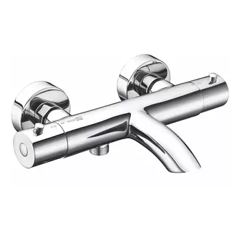 Смеситель для ванны Wasserkraft Berkel 4811 Thermo хром, с термостатом
