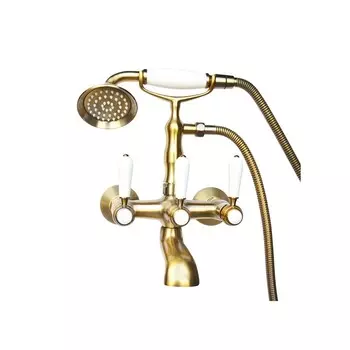 Смеситель для ванны Magliezza Bianco 50105-4-br бронза