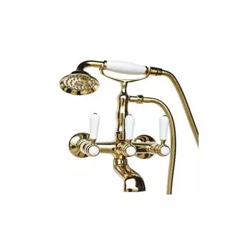 Смеситель для ванны Magliezza Bianco 50105-4-do золото