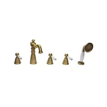 Смеситель для ванны Magliezza Bianco 50119-3-br бронза