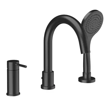 Смеситель на борт ванны Gessi Emporio Via Tortona 18637#299 цвет: Black XL