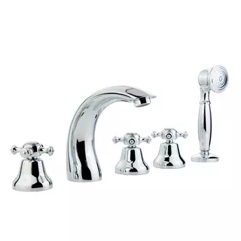 Смеситель на борт ванны Migliore Prestige 31608 хром