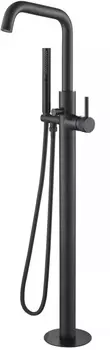Смеситель напольный для ванны и душа Allen Brau Priority 5.31008-31 черный матовый