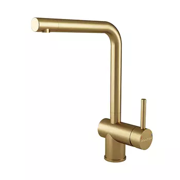 Смеситель с дозатором Paulmark Spring Sp212067-BG+D003-BG брашированное золото