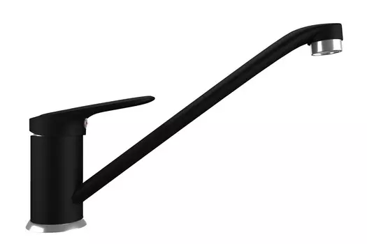 Смеситель с дозатором Ulgran Quartz UQ-004-07+U-01-308 черный