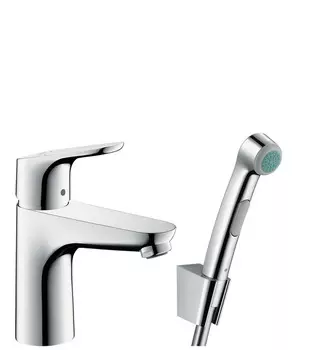 Смеситель для раковины с гигиеническим душем Hansgrohe Focus 31927000 хром