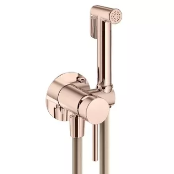 Смеситель с гигиеническим душем Plumberia Selection IXO XO2000RG золото розовое