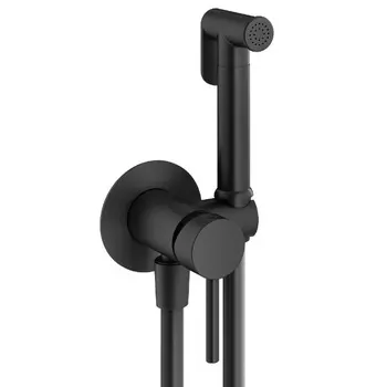 Смеситель с гигиеническим душем Plumberia Selection IXO XO2000NO черный матовый