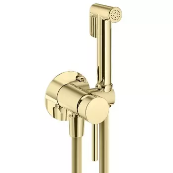 Смеситель с гигиеническим душем Plumberia Selection IXO XO2000OR золото 24К