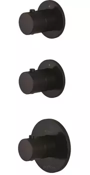 Смеситель термостат Paffoni Modular box MDE018NO черный матовый