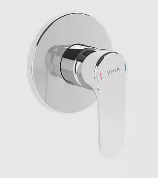 Смеситель встраиваемый для душа Vitra Root Round A42728EXP хром, без скрытой части