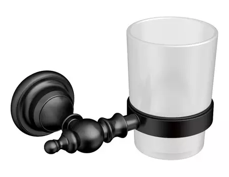 Стакан CeramaLux Elegance 95802 черный матовый