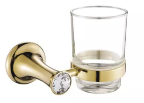 Стакан CeramaLux Valencia 88502G золото