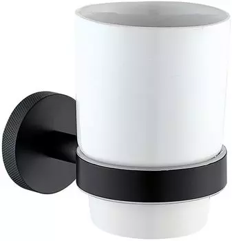 Стакан для зубных щеток Allen Brau Priority 6.31002-31 белый, черный