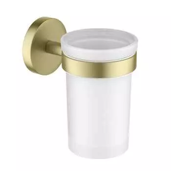 Стакан для зубных щеток Aquatek Европа AQ4104BG золото шлифованное