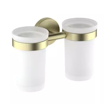 Стакан для зубных щеток Aquatek Европа AQ4117BG золото шлифованное