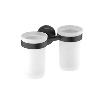 Стакан для зубных щеток Aquatek Европа AQ4117MB черный матовый