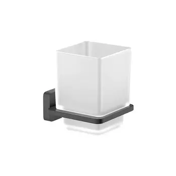 Стакан для зубных щеток Aquatek Либра AQ4304MB черный матовый